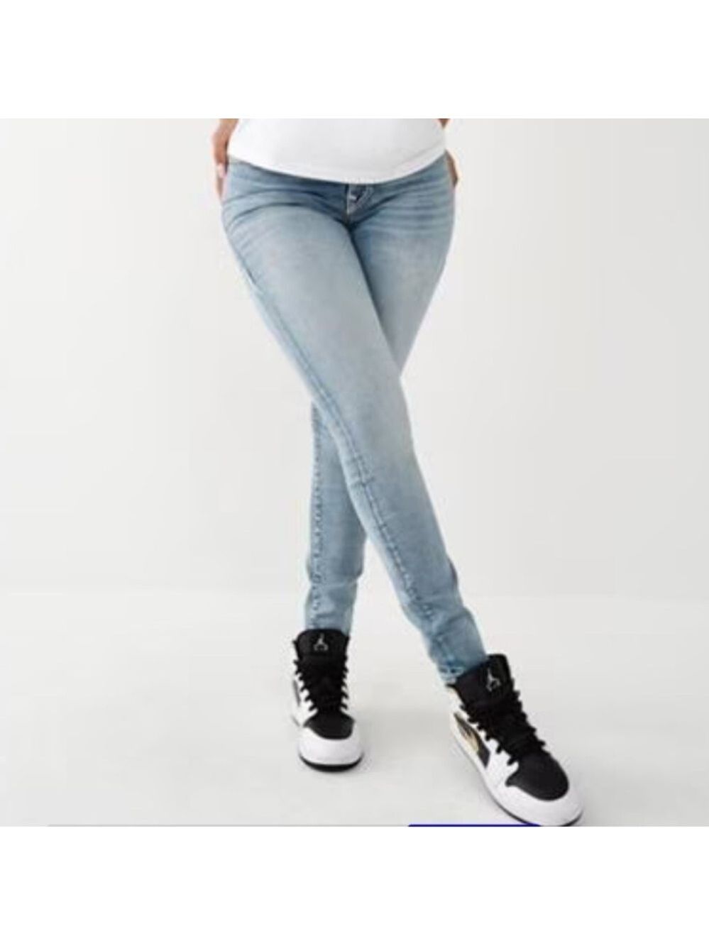 True Religion Super T Halle Super Skinny Fit Mid Rise Jeans
Womens